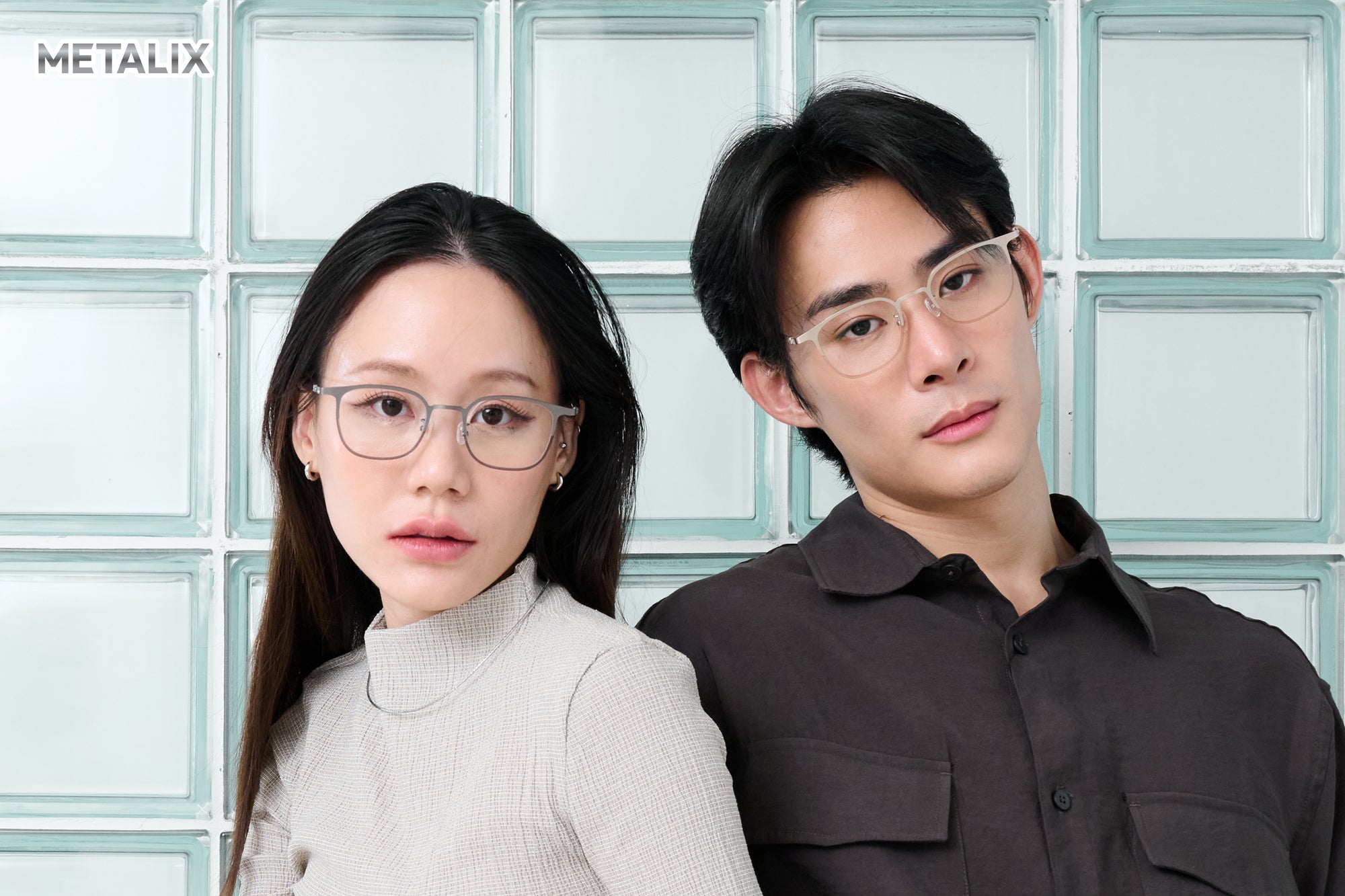 แว่นกรอบโลหะ มินิมอล เรียบหรู - GLASSIQ